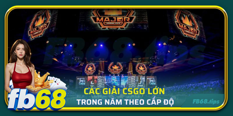 Các giải CSGO lớn trong năm theo cấp độ
