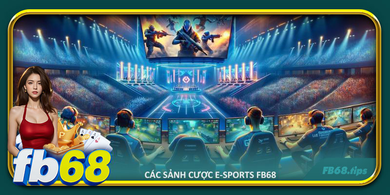 Các sảnh cược E-Sports FB68 hấp dẫn nhất hiện nay