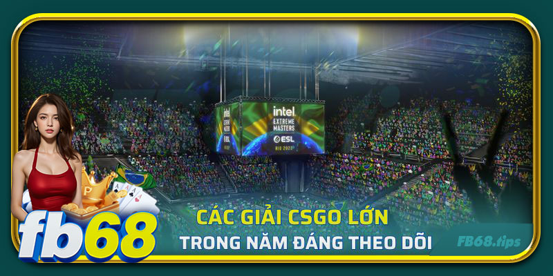 Các giải CSGO lớn trong năm đáng theo dõi