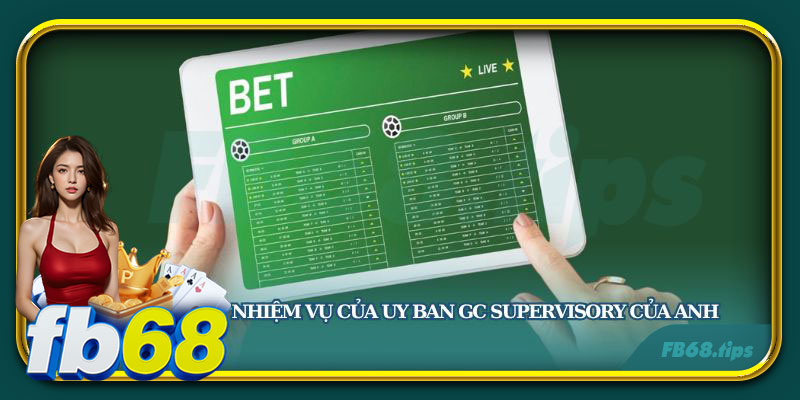 Những nhiệm vụ của uỷ ban cá cược khi cấp giấy phép cho FB68